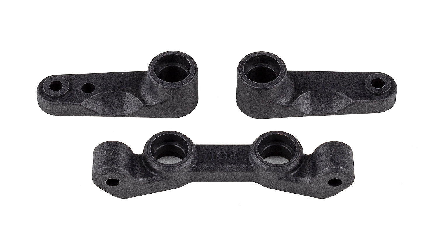 Team Associated B7 &amp; B7d Carbon Steering Bellcrank and Rack Set 92489 image 0