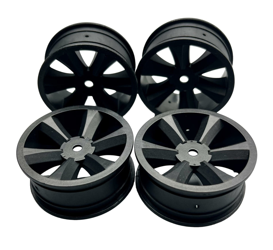 Gravity RC Set of 4 USGT Edge Ultra Light Black Wheels GRC129B image 0