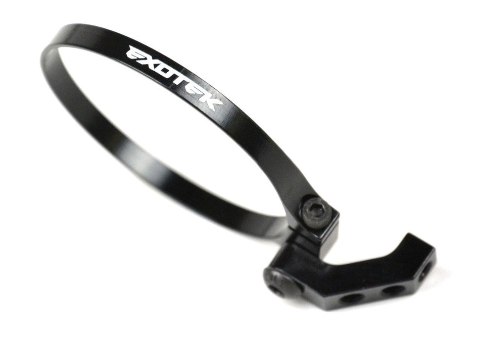 Exotek Angled Lightweight Clamp-On Fan Mount EXO1718BLK image 0