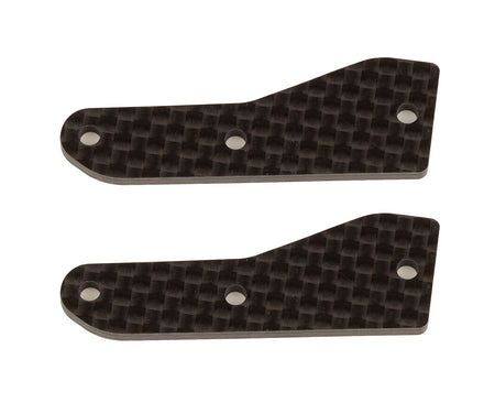Team Associated RC8B4 FT Front Upper Carbon Fiber Arm Inserts 2mm 81537 image 0
