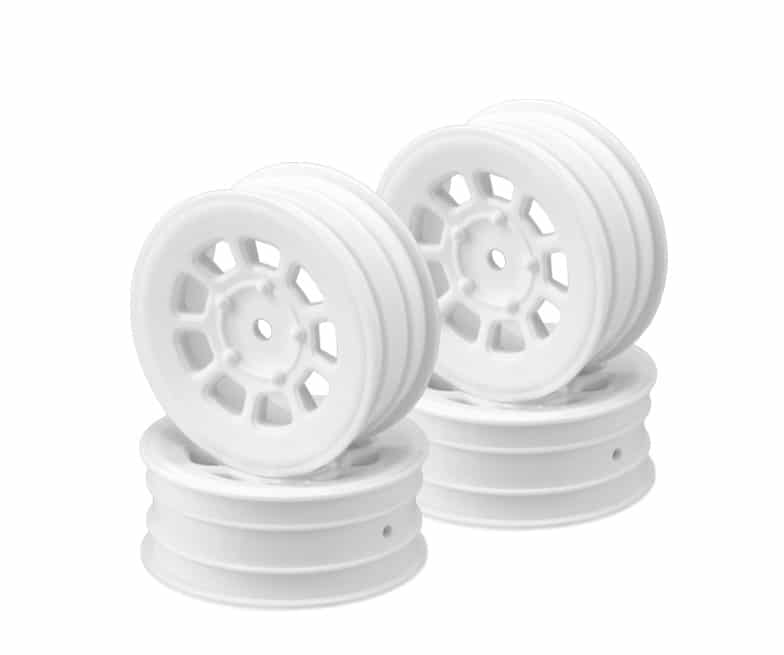 Jconcepts 9 Shot 2.2" Front Wheel White B6.3 B6.4 B6.4D YZ2 YZ4 XB2 XB4 3397W  JCO3397W image 0