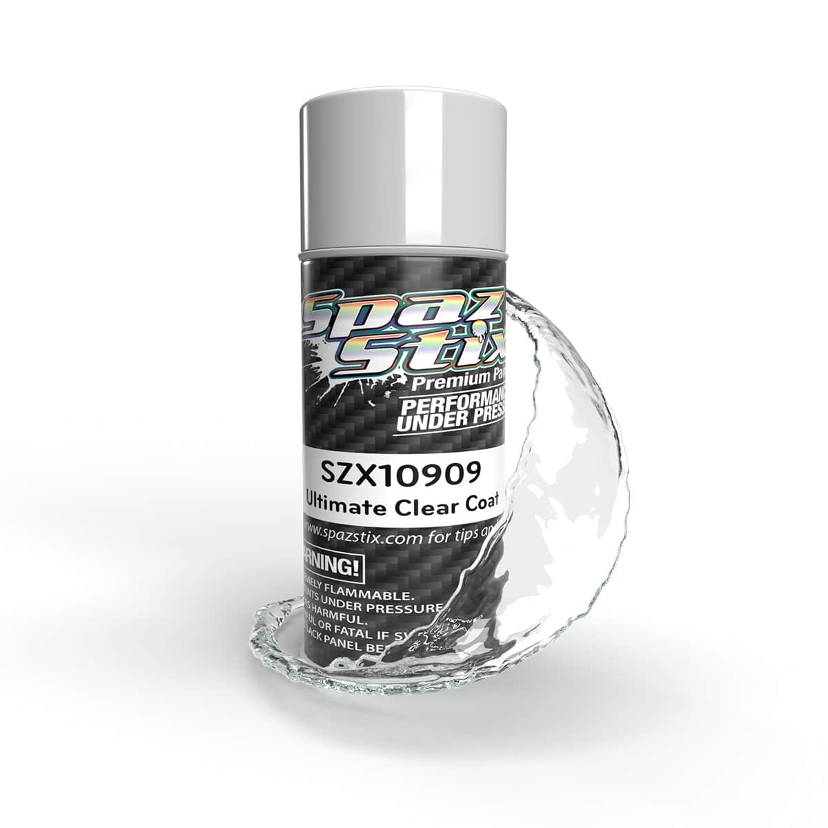 Spaz Stix Ultimate Clear Coat for Mirror Chrome Paint 3.5oz Can SZX10909 10909 image 0