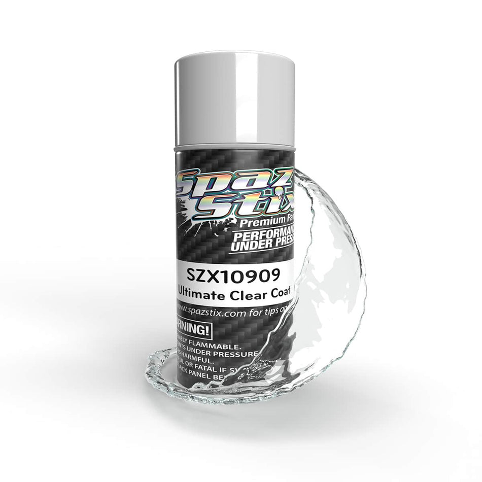Spaz Stix Ultimate Clear Coat for Mirror Chrome Paint 3.5oz Can SZX10909 10909 image 0
